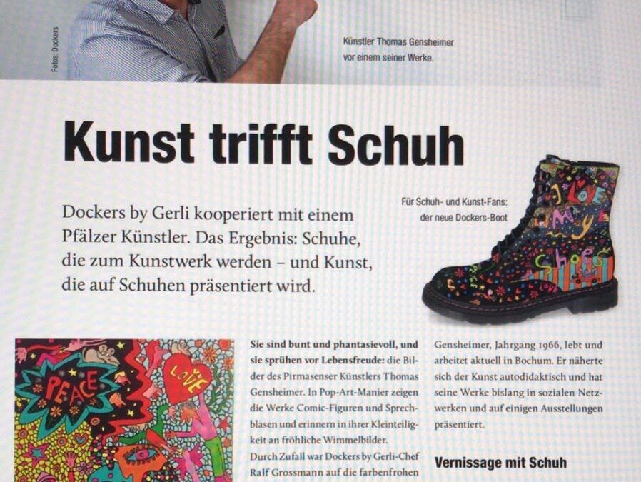 Kunst trifft Schuh